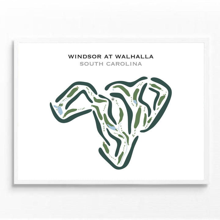 Windsor At Walhalla, South Carolina - Printed Golf Course