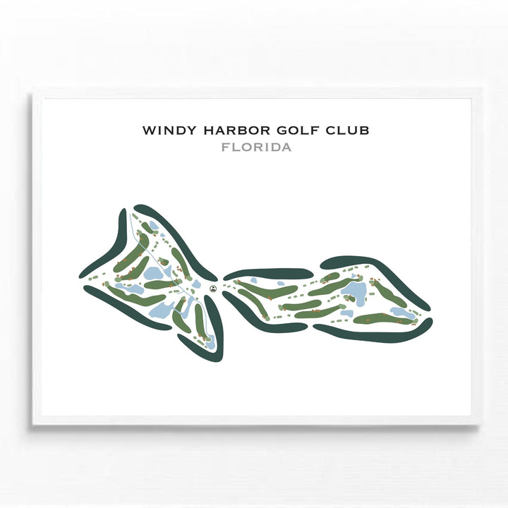 Windy Harbor Golf Club, Florida - Printed Golf Courses