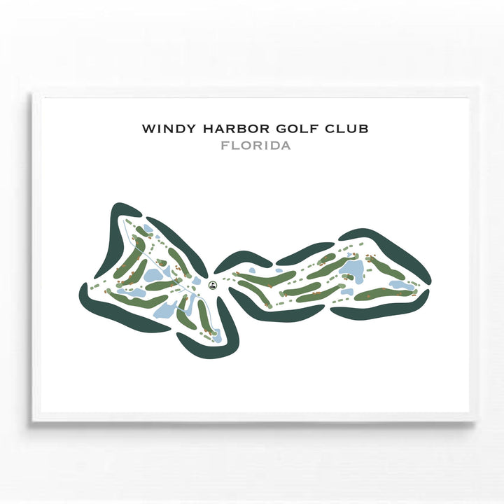 Windy Harbor Golf Club, Florida - Printed Golf Courses