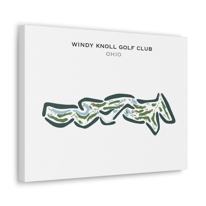 Windy Knoll Golf Club, Ohio - Printed Golf Courses