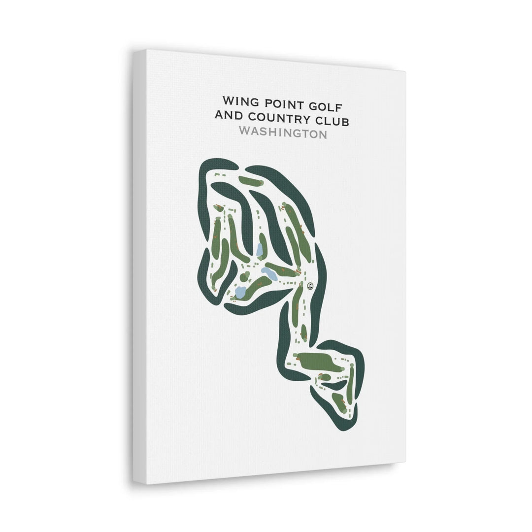 Wing Point Golf & Country Club, Washington - Printed Golf Courses