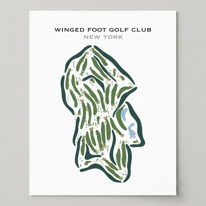 Winged Foot Golf Club, New York. - Printed Golf Courses