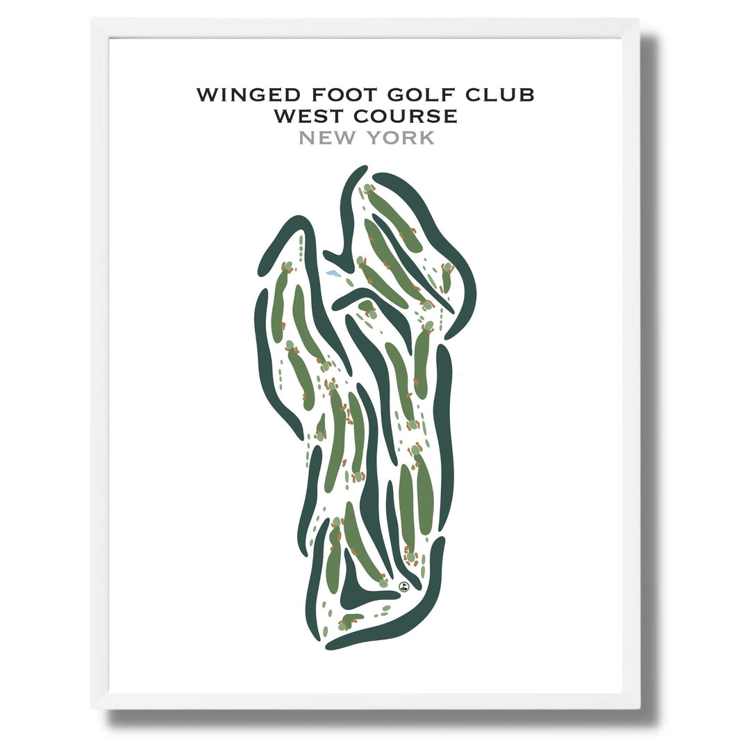 Winged Foot Golf Club - West Course, Westchester Country New York. - Printed Golf Courses