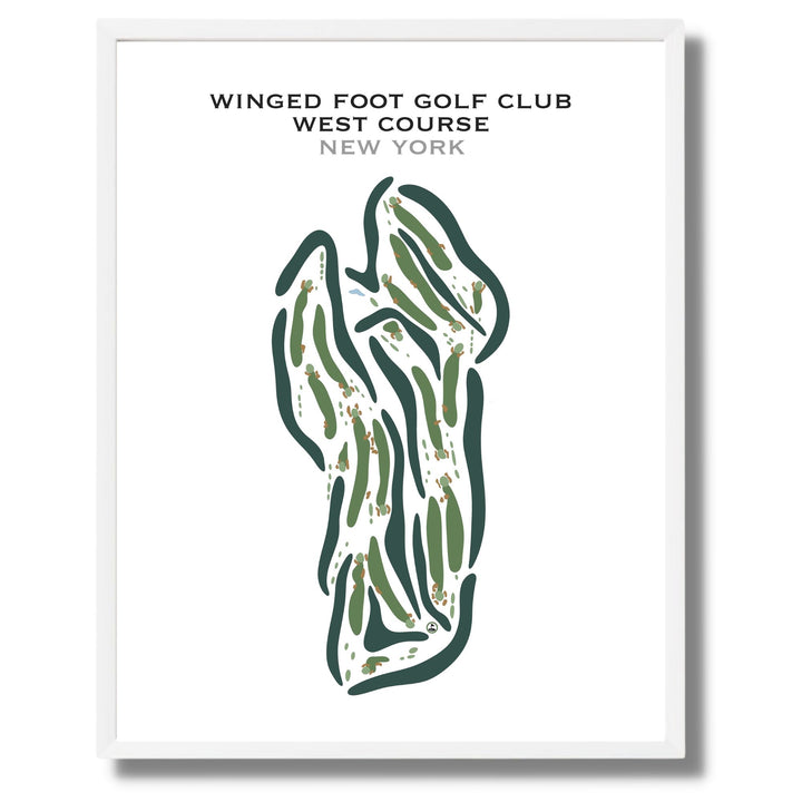 Winged Foot Golf Club - West Course, Westchester Country New York. - Printed Golf Courses
