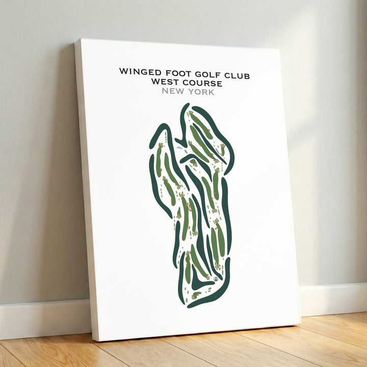 Winged Foot Golf Club - West Course, Westchester Country New York. - Printed Golf Courses