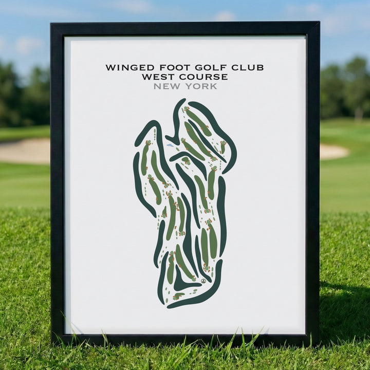 Winged Foot Golf Club - West Course, Westchester Country New York. - Printed Golf Courses