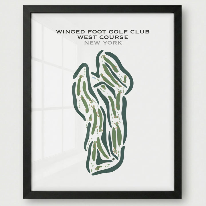 Winged Foot Golf Club - West Course, Westchester Country New York. - Printed Golf Courses