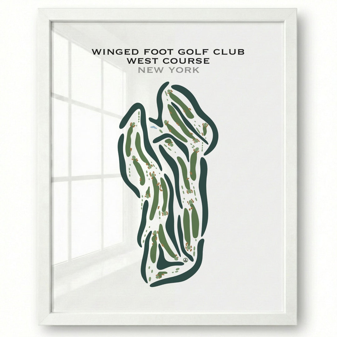 Winged Foot Golf Club - West Course, Westchester Country New York. - Printed Golf Courses