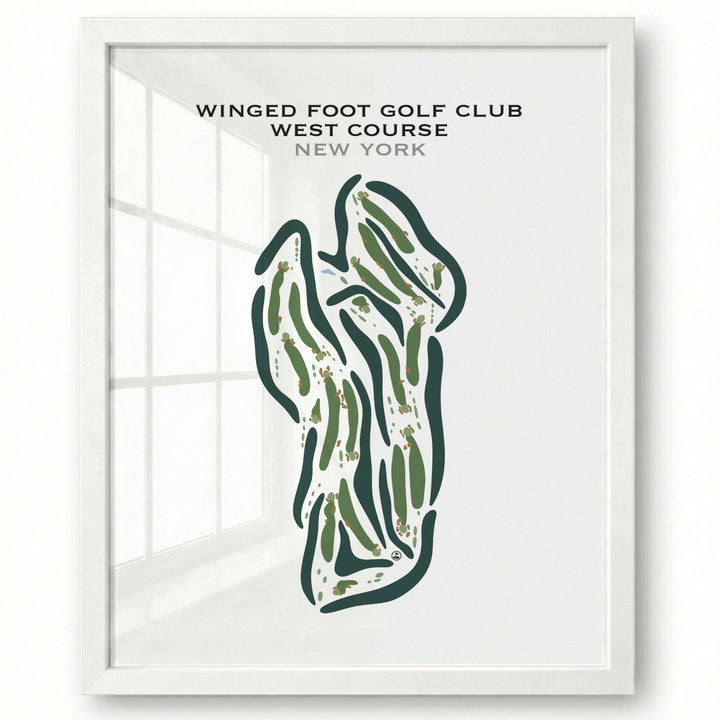 Winged Foot Golf Club - West Course, Westchester Country New York. - Printed Golf Courses