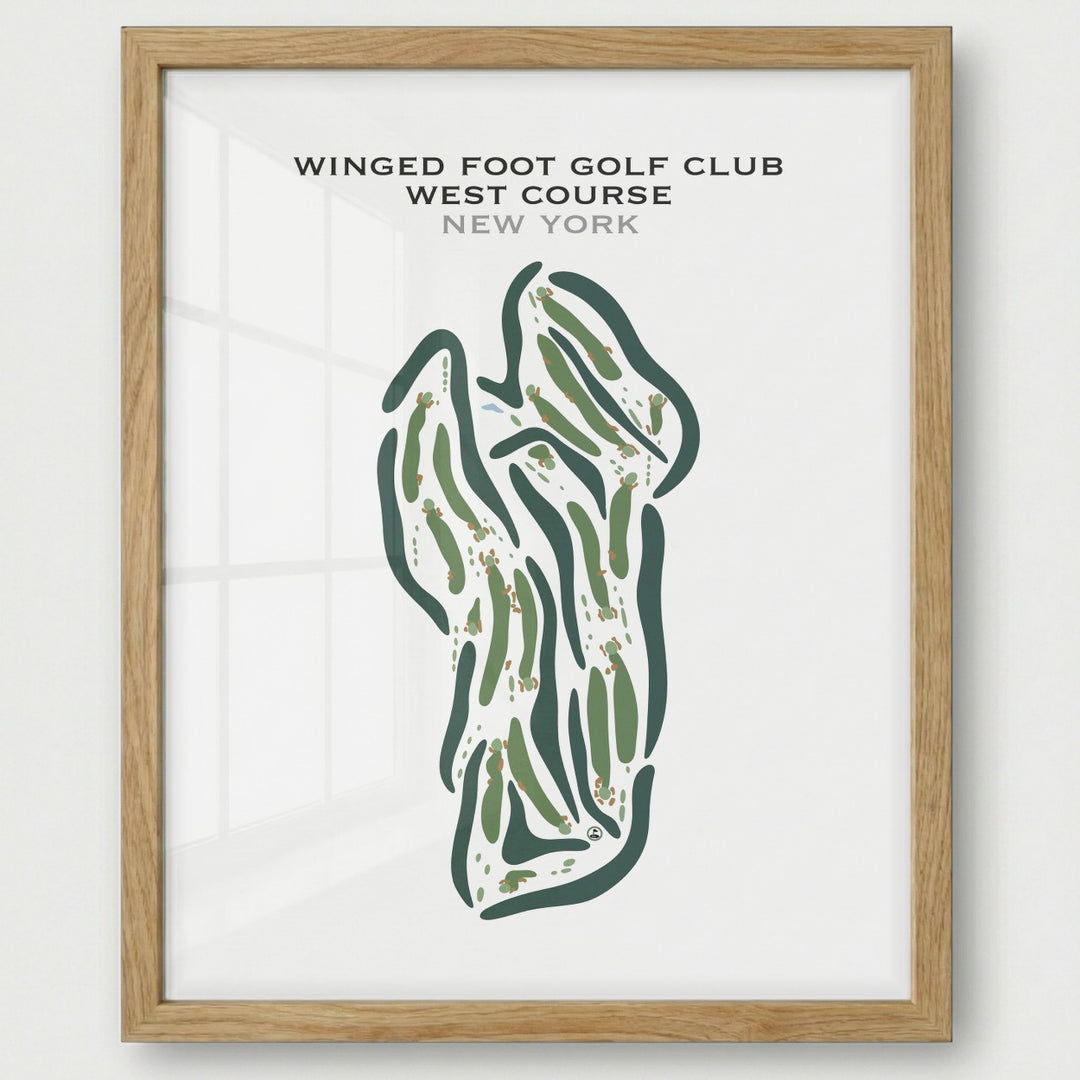 Winged Foot Golf Club - West Course, Westchester Country New York. - Printed Golf Courses
