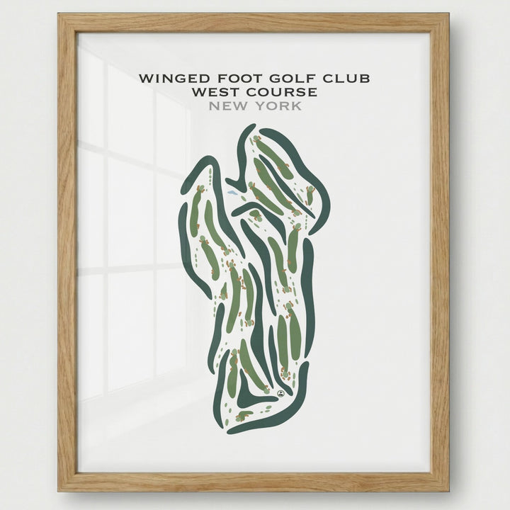 Winged Foot Golf Club - West Course, Westchester Country New York. - Printed Golf Courses