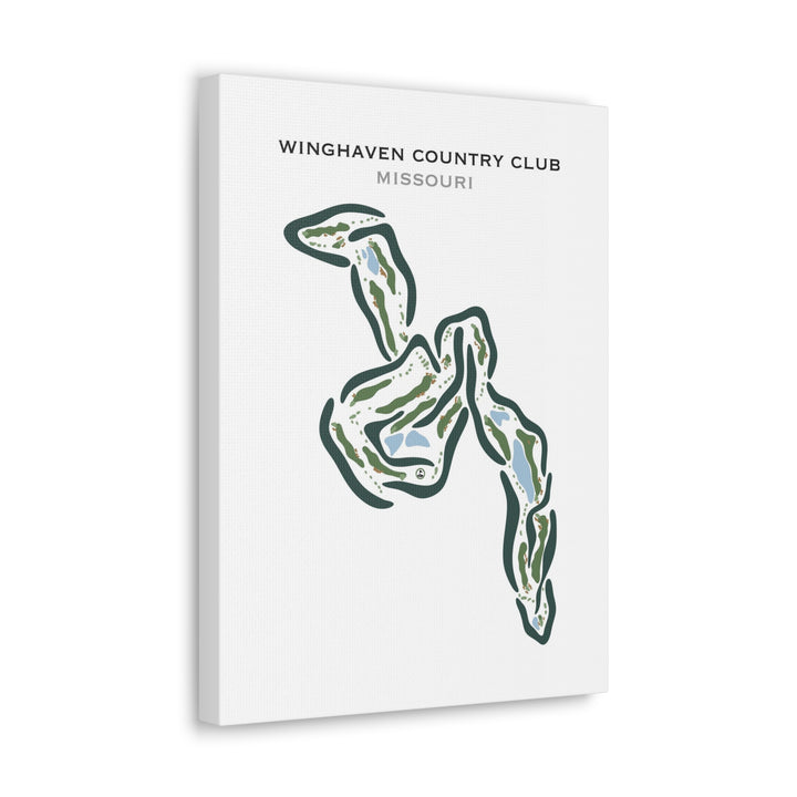 Winghaven Country Club, Missouri - Printed Golf Courses