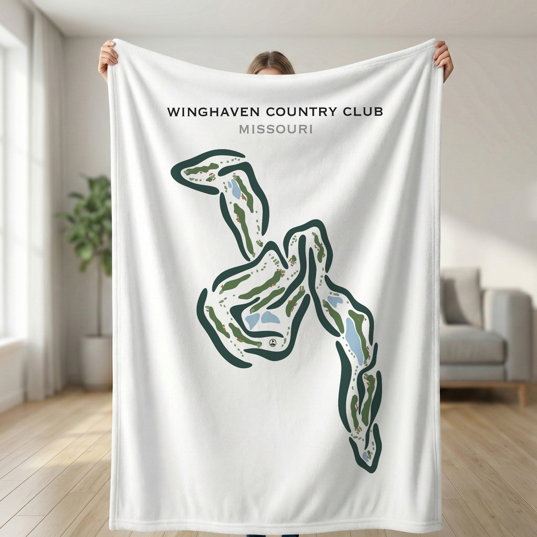 Winghaven Country Club, Missouri - Printed Golf Courses