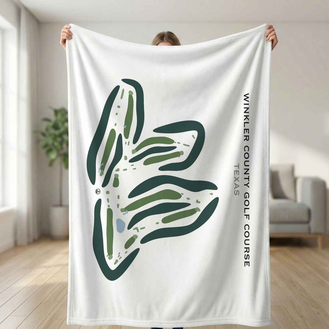 Winkler County Golf Course, Texas - Printed Golf Courses