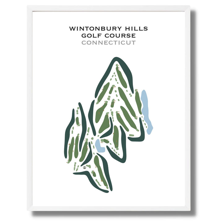 Wintonbury Hills Golf Course, Connecticut - Printed Golf Courses