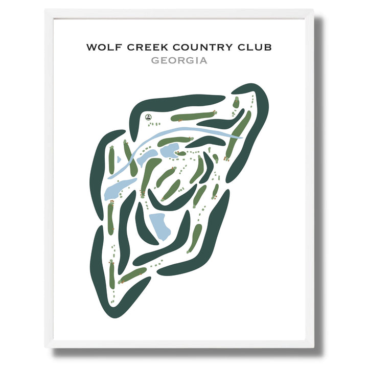 Wolf Creek Golf Club, Georgia - Printed Golf Courses