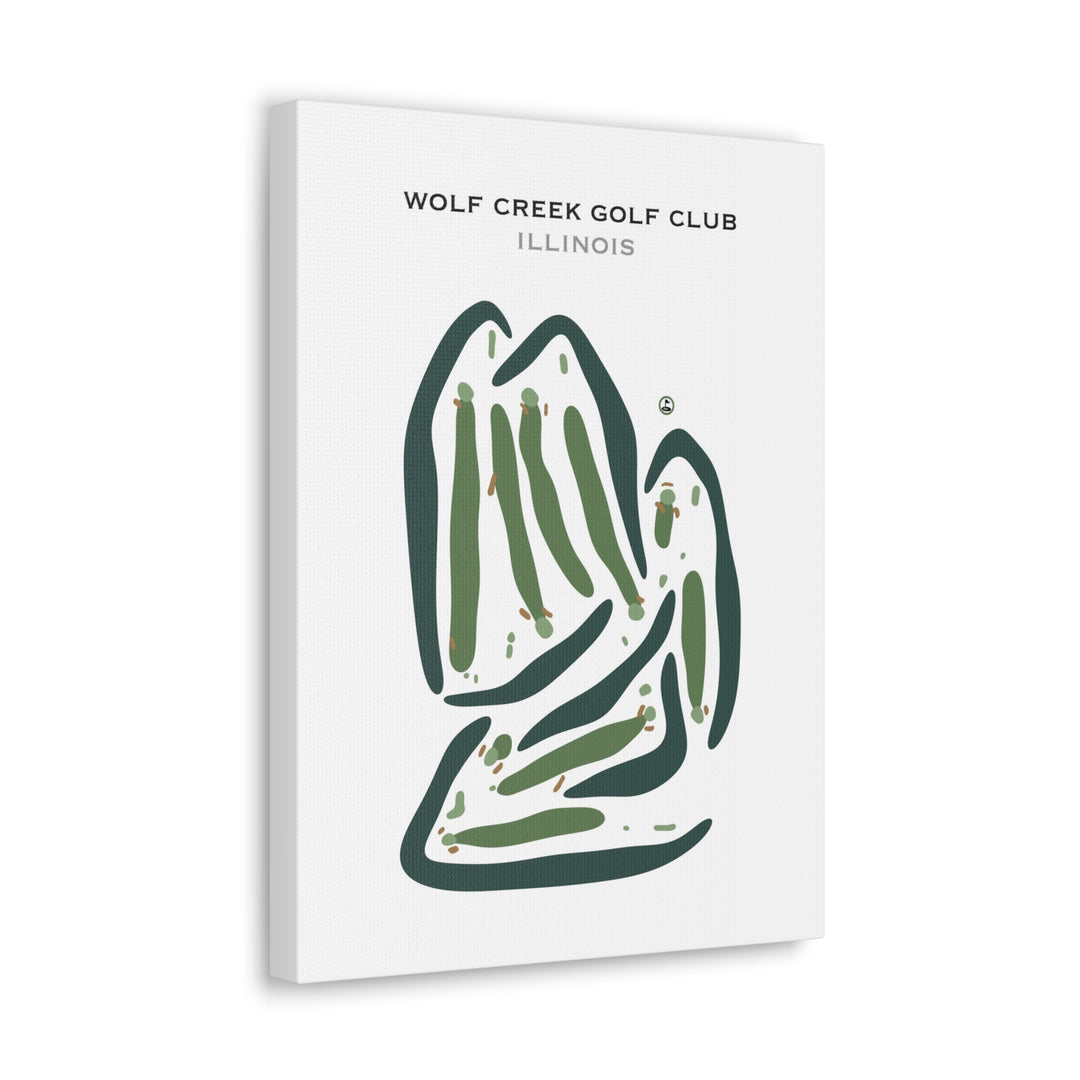 Wolf Creek Golf Club, Illinois - Printed Golf Courses