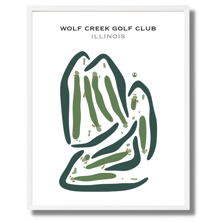 Wolf Creek Golf Club, Illinois - Printed Golf Courses