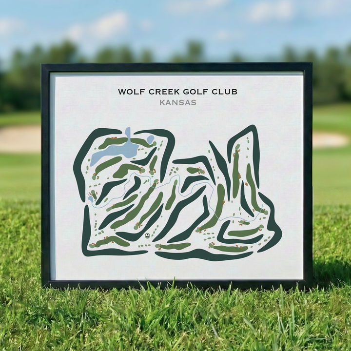 Wolf Creek Golf Club, Kansas - Printed Golf Courses