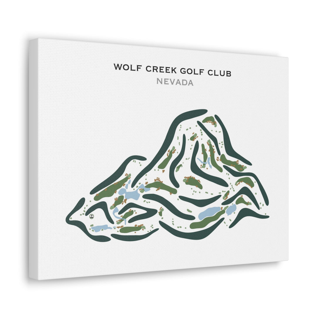 Wolf Creek Golf Club, Mesquite Nevada - Printed Golf Course