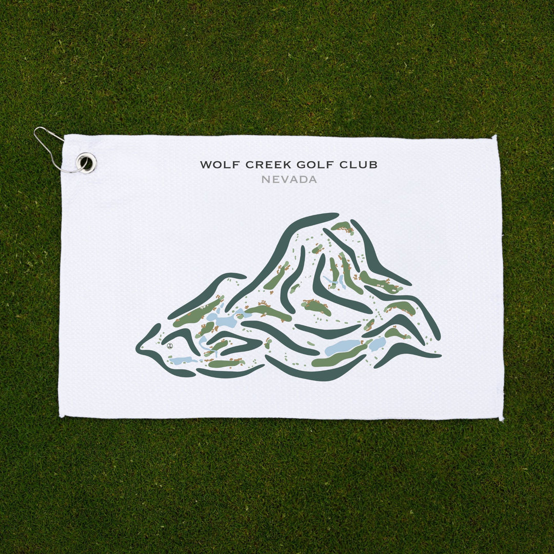 Wolf Creek Golf Club, Mesquite Nevada - Printed Golf Course