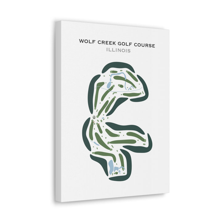 Wolf Creek Golf Course, Illinois - Printed Golf Courses