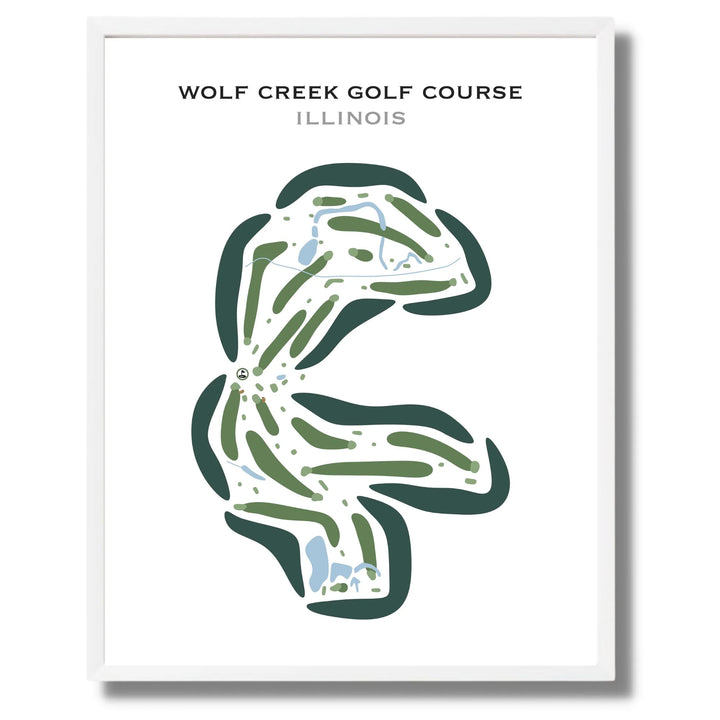 Wolf Creek Golf Course, Illinois - Printed Golf Courses