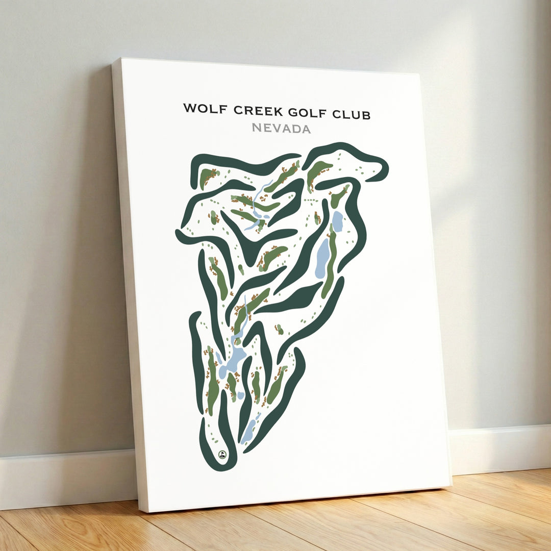 Wolf Creek Golf Club, Mesquite Nevada - Printed Golf Courses