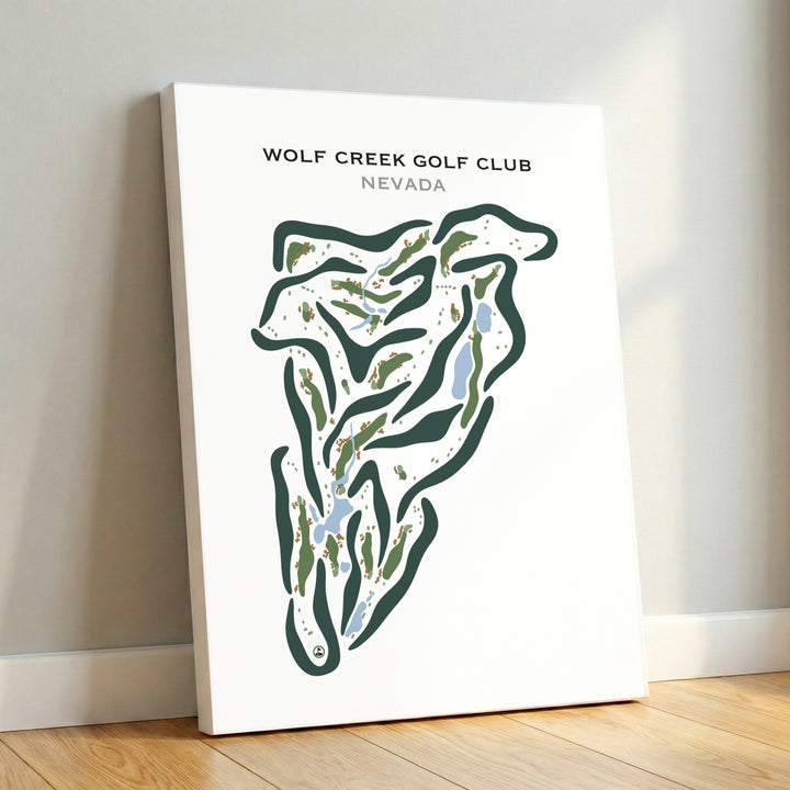 Wolf Creek Golf Club, Mesquite Nevada - Printed Golf Courses