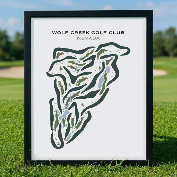 Wolf Creek Golf Club, Mesquite Nevada - Printed Golf Courses