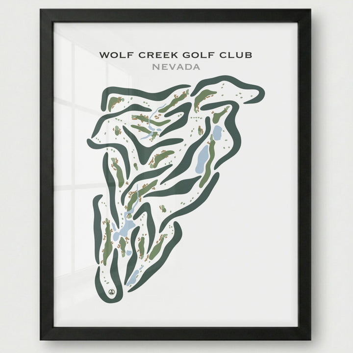Wolf Creek Golf Club, Mesquite Nevada - Printed Golf Courses