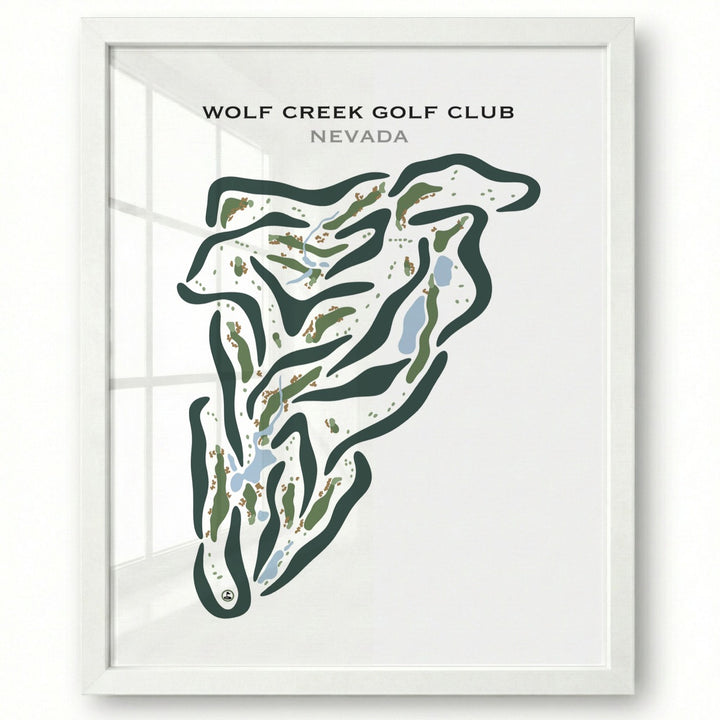 Wolf Creek Golf Club, Mesquite Nevada - Printed Golf Courses