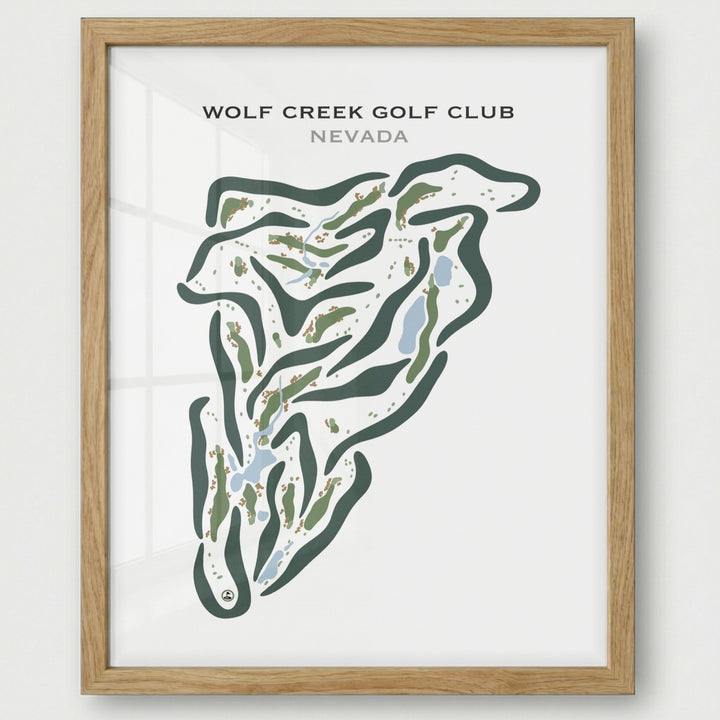 Wolf Creek Golf Club, Mesquite Nevada - Printed Golf Courses