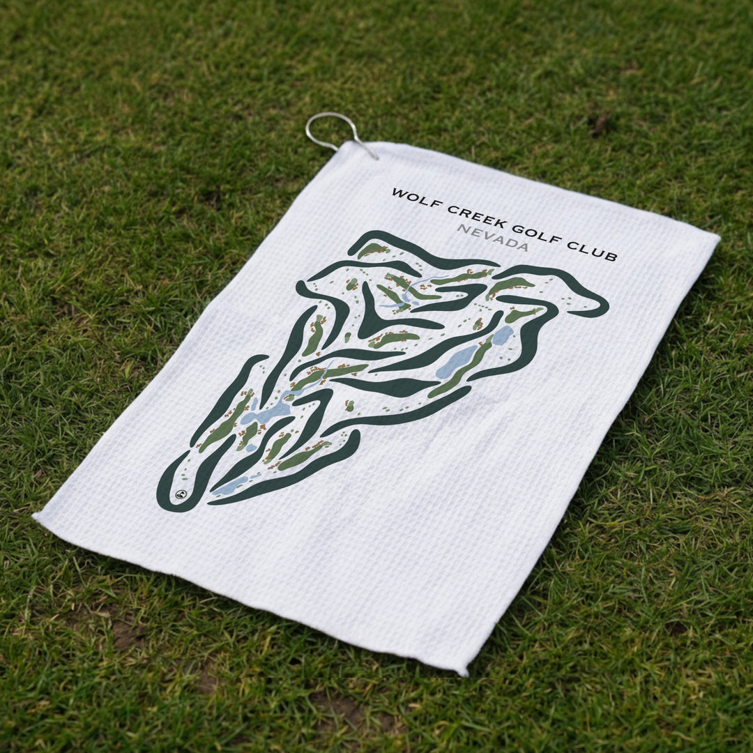 Wolf Creek Golf Club, Mesquite Nevada - Printed Golf Courses
