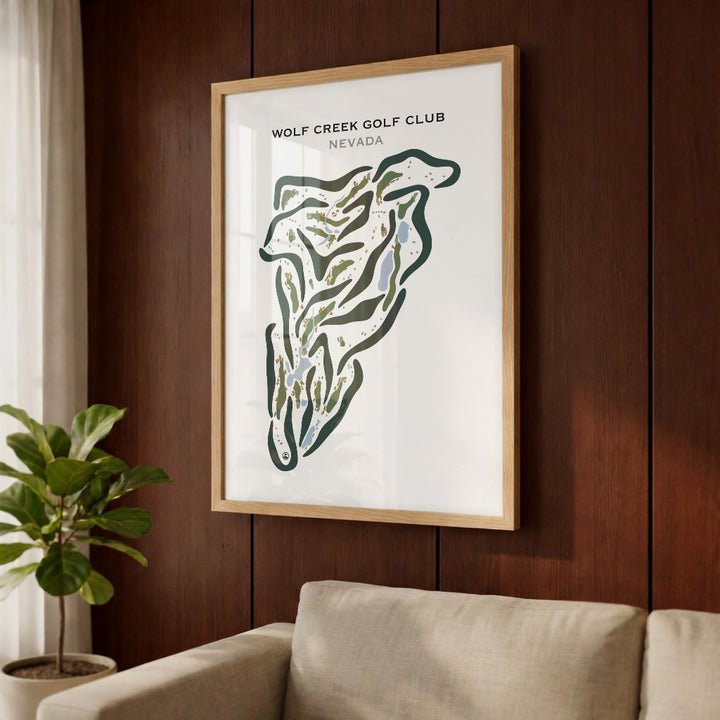 Wolf Creek Golf Club, Mesquite Nevada - Printed Golf Courses