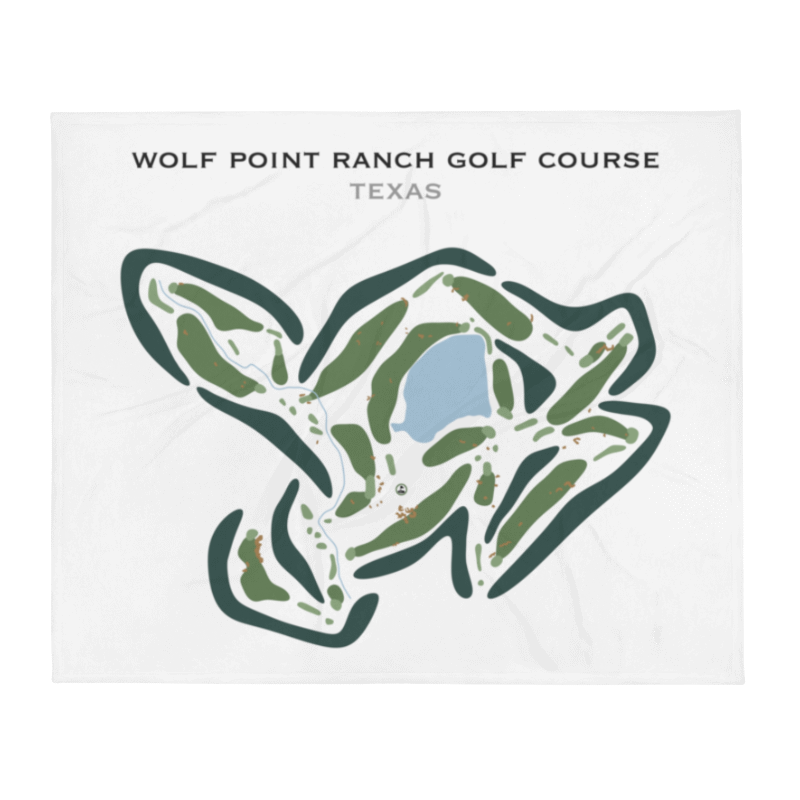 Wolf Point Ranch Golf Course, Texas - Printed Golf Courses