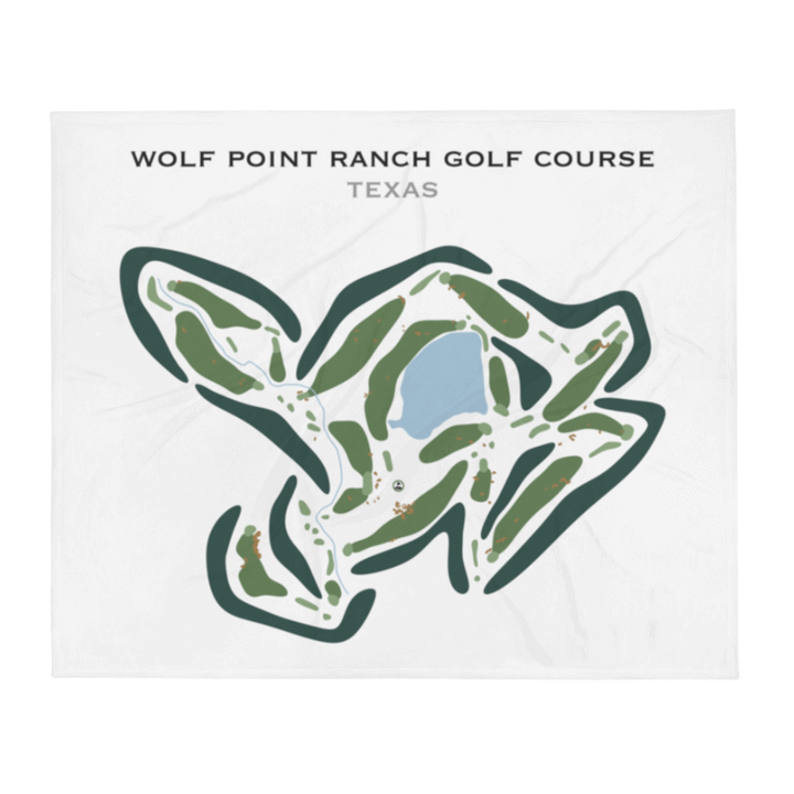 Wolf Point Ranch Golf Course, Texas - Printed Golf Courses