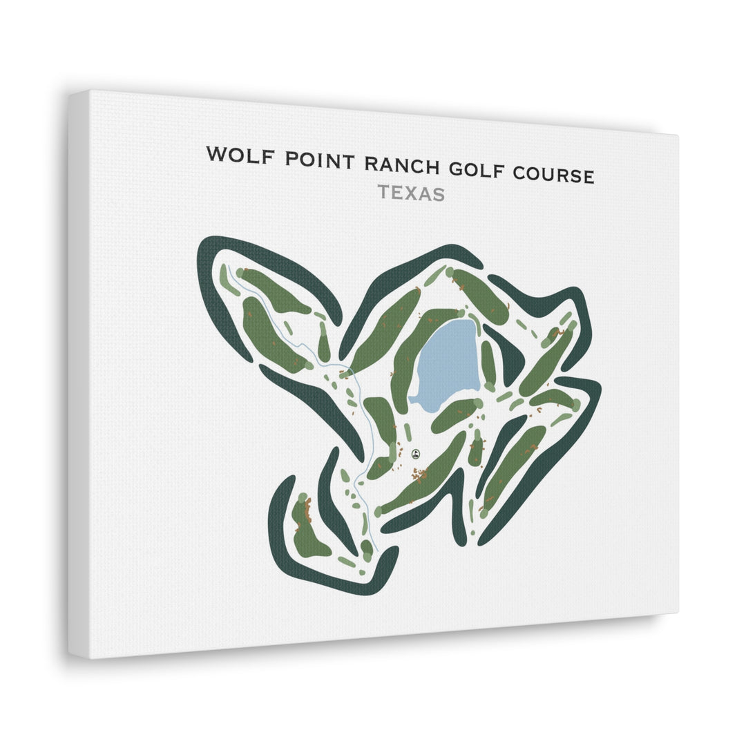 Wolf Point Ranch Golf Course, Texas - Printed Golf Courses