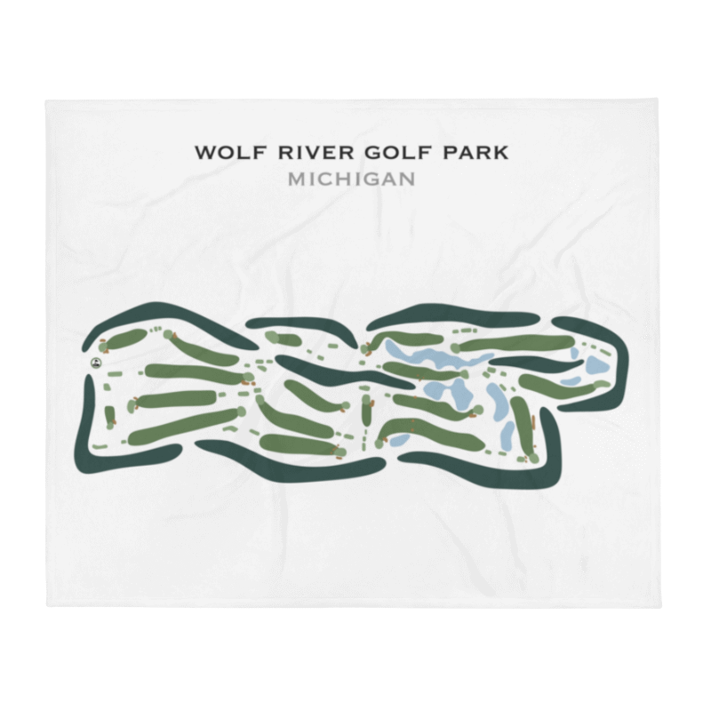 Wolf River Golf Park, Michigan - Printed Golf Courses