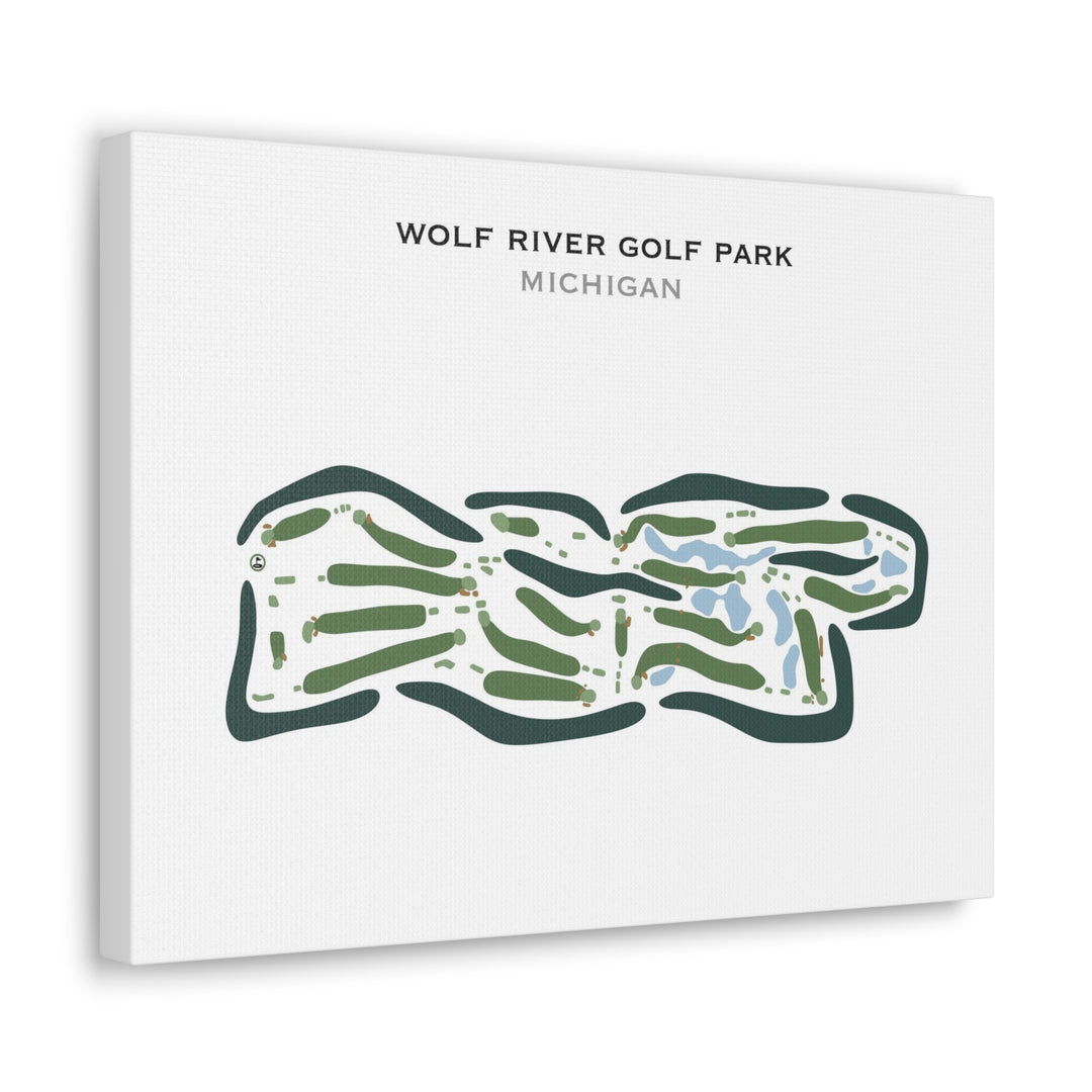 Wolf River Golf Park, Michigan - Printed Golf Courses