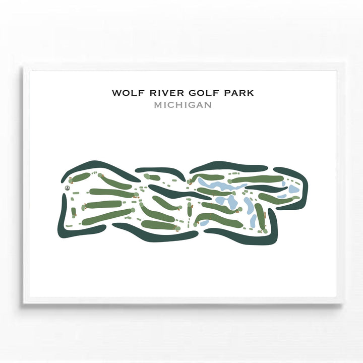 Wolf River Golf Park, Michigan - Printed Golf Courses