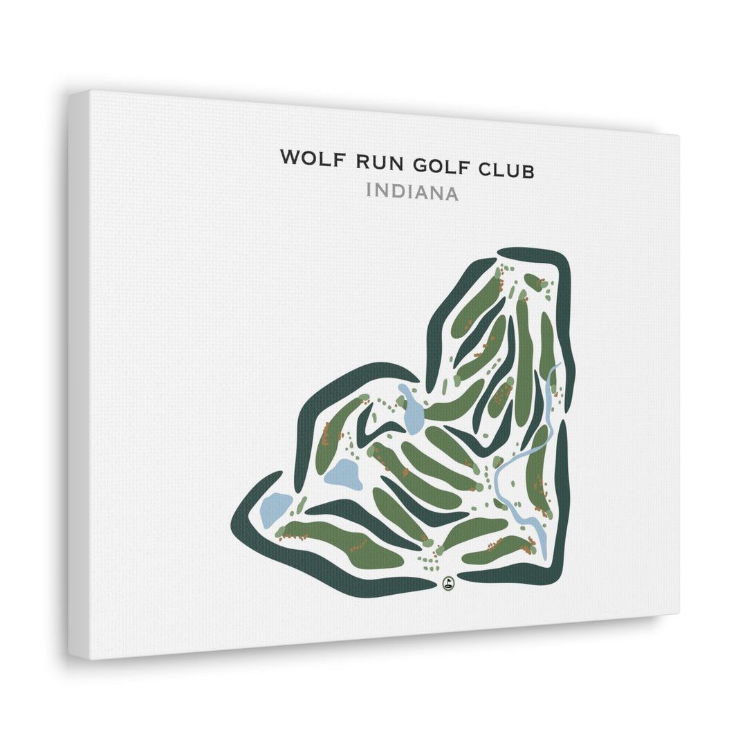 Wolf Run Golf Club, Indiana - Printed Golf Courses