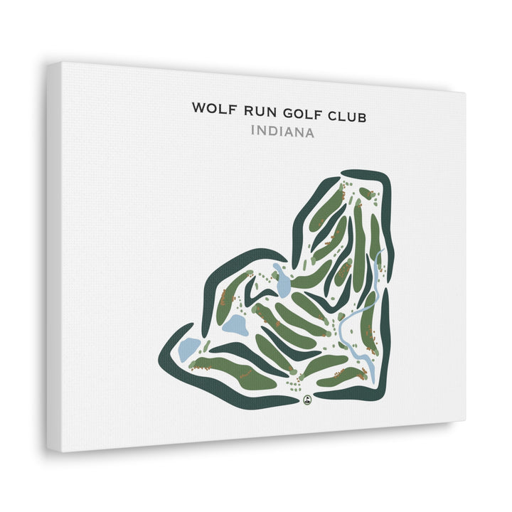 Wolf Run Golf Club, Indiana - Printed Golf Courses