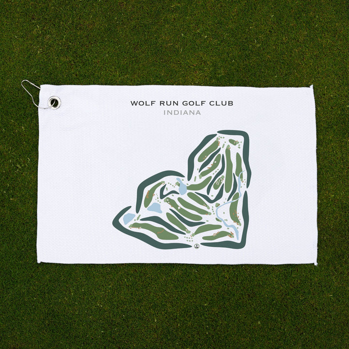 Wolf Run Golf Club, Indiana - Printed Golf Courses