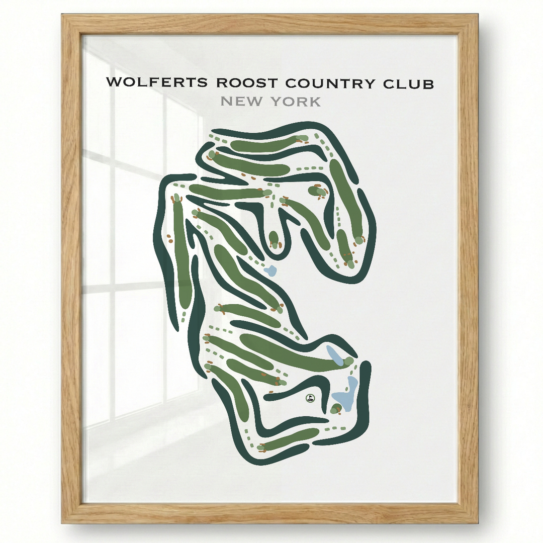 Wolferts Roost Country Club, New York - Printed Golf Courses