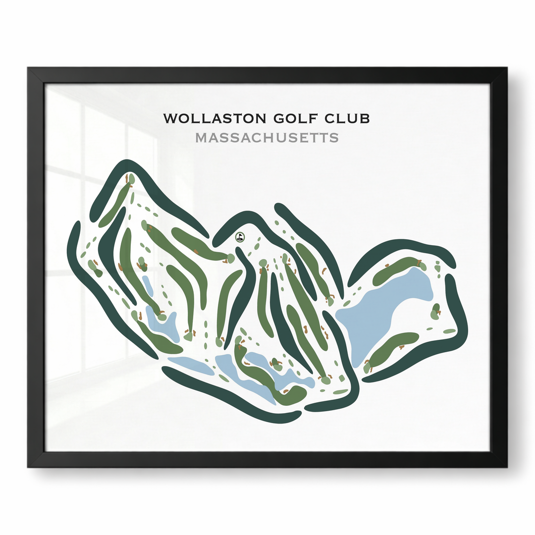 Wollaston Golf Club, Massachusetts - Printed Golf Courses