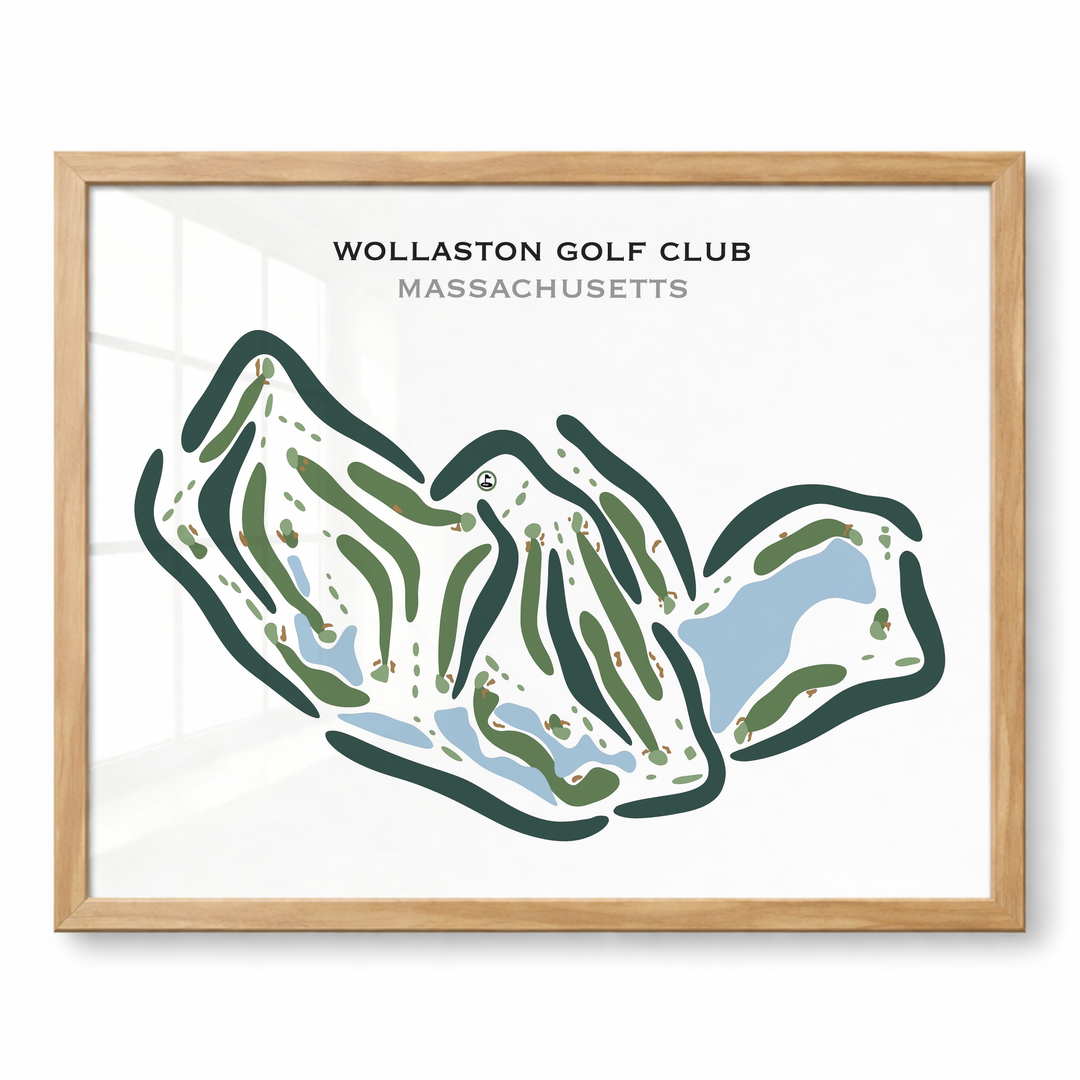 Wollaston Golf Club, Massachusetts - Printed Golf Courses