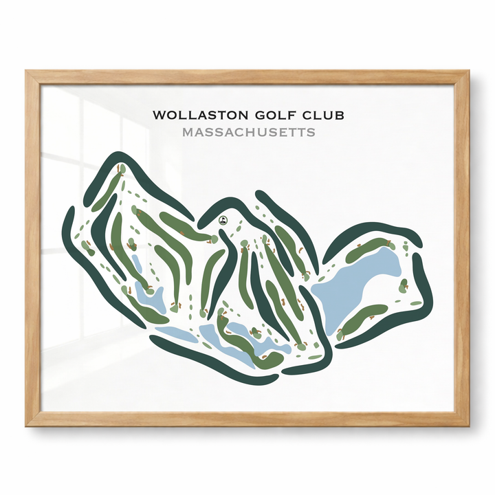Wollaston Golf Club, Massachusetts - Printed Golf Courses