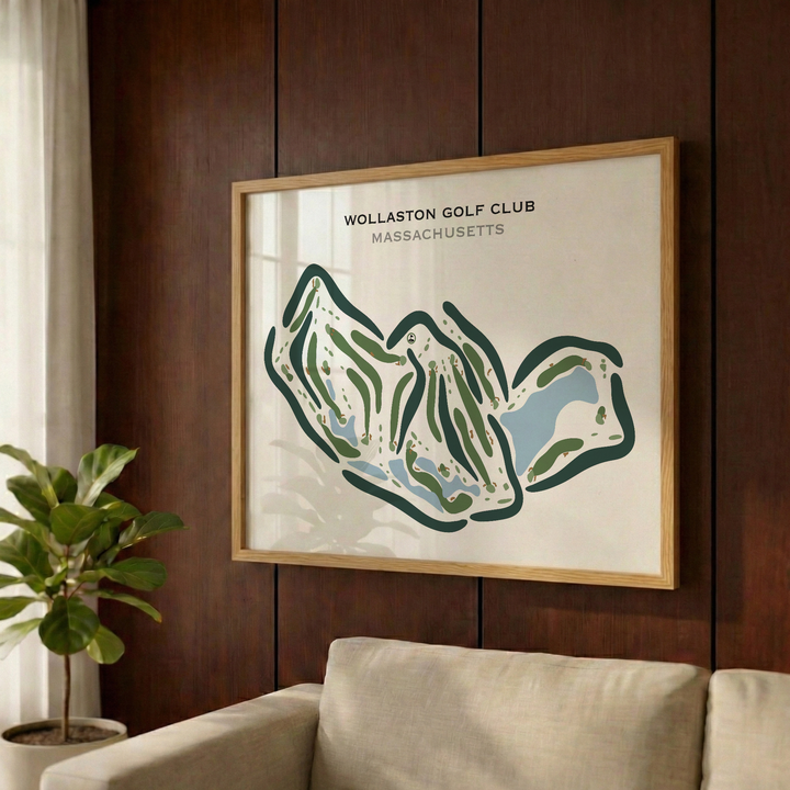 Wollaston Golf Club, Massachusetts - Printed Golf Courses