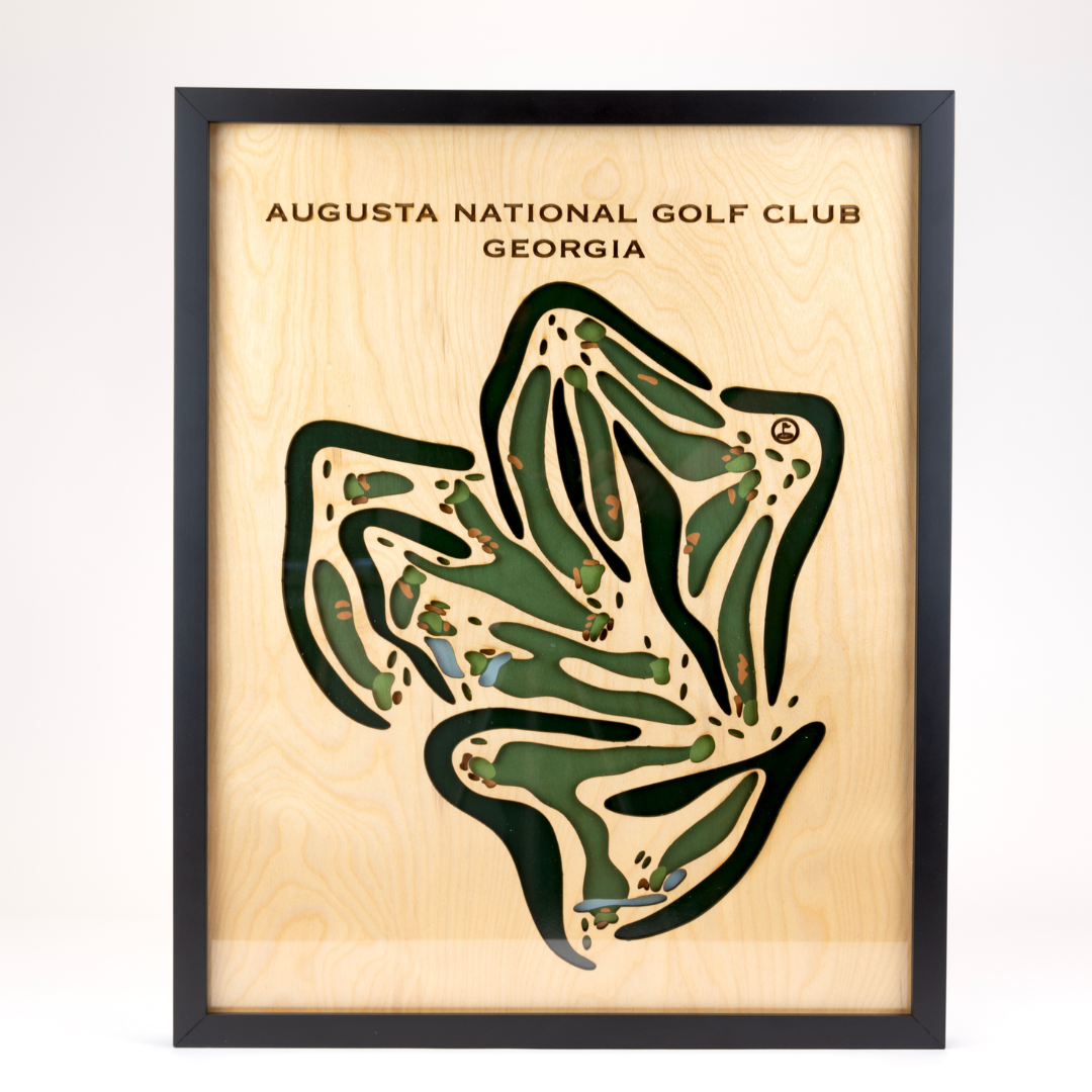 Augusta National Golf Club, Georgia - Printed Golf Course